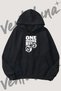 Fitness Barbell Design Pre-Printed Black Hooded Sweatshirt