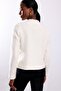 Ecru Buttoned Tweed Jacket 03044 - 5