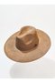 Unisex Wide Brim Suede Fedora Hat - 5