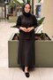 Ribbed Tunic Skirt Mercerized Set - 2