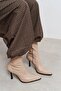 Sharon Ten Matte Stretch Pointed Toe Thin Heel Women's Boots - 7