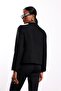 Black Buttoned Tweed Jacket 03044 - 6