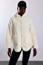 Cream Hooded Fleece Jacket 23240 - 4