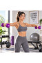 3KG Hex Dumbbell Pair – Vinyl Coated Hand Weights for Home Gym, Strength Training, Fitness, Aerobics & Workout – Purple - 3