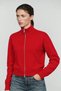 Red Mock Neck Zippered Cardigan 0657 - 5