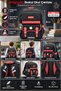 Primary School School Bag Model 12 Black Antigravity 38X30X16 cm