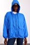 Blue Bag Detailed Hooded Raincoat 9805 - 5
