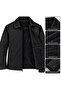 Men's Winter Coat Bondet Fabric with Fur and Waterproof Zippered Inner Pocket Classic Stylish Jacket (Safari) - 3