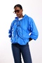 Blue Bag Detailed Hooded Raincoat 9805 - 2