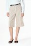 Women's Shorts Bermuda Women's Shorts City Length Belted Pocketed Fabric Barrel Wide Leg Loose Comfortable Mom Fit