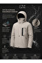 New Season Water and Wind Resistant Fur Lined Hooded Coat - 2