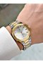 Silver-Gold Color Steel Cord Steel Case Men's Wristwatch with Calendar F2712Mr - 2