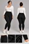 Plus Size Winter Warm Thermal Leggings with Inner Lining - 3