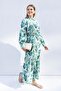 Patterned Skirt Ruffle Dress - 5