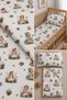 100% Cotton Fairy Tale Patterned Baby Elastic Sheet Set - 2 Pillowcases 60X120 / 70X120 / 70X110 Mother's Side - Park Bedding - 3