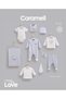 İncibaby 100% Cotton Premium Quality Moving Cars 10-Piece Baby Boy Hospital Discharge Set New Season