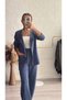 Indigo Blue Oysho Fabric Comfortable Fit Double Set - 4