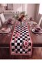 Dama Patterned Decorative Runner - 40X140 cm - 2