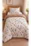 155X215 Single Welsoft Quilt Brown Flower Garden |   Dowry Set |   Dowry Set |   Pillowcase - 3