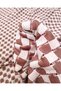 Coffee Cream Square Perforated Acrylic Knitted Fabric Dress & Blouse Material 130X330Cm - 5
