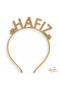 Hafız Taç Stone-Studded Gold Color – Stylish and Elegant Crown for Celebrating Hafız - 2