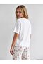 Crew Neck Printed Women's Capri Pajama Set (S6) - 4