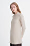 High Collar Ribbed Beige Tunic 0014 - 3