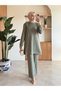 Oysho Fabric Cross Ribbed Stone Double Set - 8