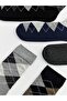 Mixed Diamond Patterned Men's Socks 5-Pack (W6) - 2