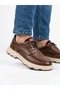 Men's Tan Genuine Leather Orthopedic Imported Sole Casual Shoes