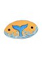 Hair Clip, Genuine Leather, Mermaid Tail Shape - Handmade, Craft - 3