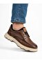 Men's Tan Genuine Leather Orthopedic Imported Sole Casual Shoes - 3
