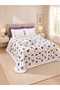 Lavender Garden 8 Piece 100% Cotton Embroidered Pique Double Duvet Cover Set - 2