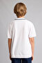 Regular Fit Apaş Collar Viscose White Boys' T-Shirt G6606A8Wt32 - 8