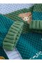 Organic Cotton Blue/Green Color Animal Embroidered Cardigan Alyh53598 - 5