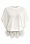 Ecru Self-Lace Knitwear - 261025