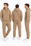 3-Thread Winter Men's Tracksuit Set with Side Pockets (Soft Puff Fabric) - 3