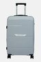 28 Inch Adjustable Hardshell Check In Spinner Luggage, Grey