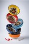 6 Piece Tile Bowl Set 8 cm Colorful Snack Bowl Sauce Bowl Breakfast Turkish Delight Bowl - 3