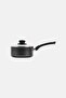 Non-Stick Aluminium Sauce Pan With Glass Lid, Grey
