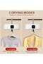 Folding Clothes Dryer – 600W Portable Electric Dryer,10KG Capacity, 3D Loop Stereoscopic Drying, Fast 20-Min Drying, Remote Control, Dual Speed, Intelligent 1–8H Timer - DX2571 - 4