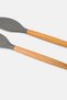 2 Pcs Silicone Spatula And Cooking Spoon Set, Multicolor - 3