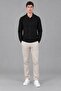 Buttoned Knitted Collared Cardigan Dp 1055_60400 - 5