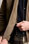 Contrast Collar Regular Fit Zippered Coat H1819Ax26Wn - 6