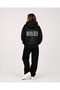 Sevgili Kombini 2-Piece Unisex Oversize Back Printed 3 Thread Threaded Hooded Sweatshirt - 2