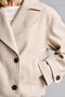 Regular Fit Double-Breasted Short Cashmere Coat H2368Ax26Au - 4