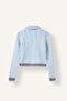 Regular Fit Polo Collar Hair Knit Zippered Cardigan H2148Ax26Au - 7