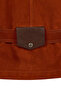 Capri Women's Cinnamon Shirt Collar Short Suede Leather Jacket 26Wgd569510 - 8