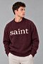 Half Oversize Printed Winter Sweater Dp16630_10070 - 5