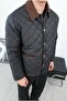 Men's Heritage Collar Detailed New Season Quilted Jacket Coat